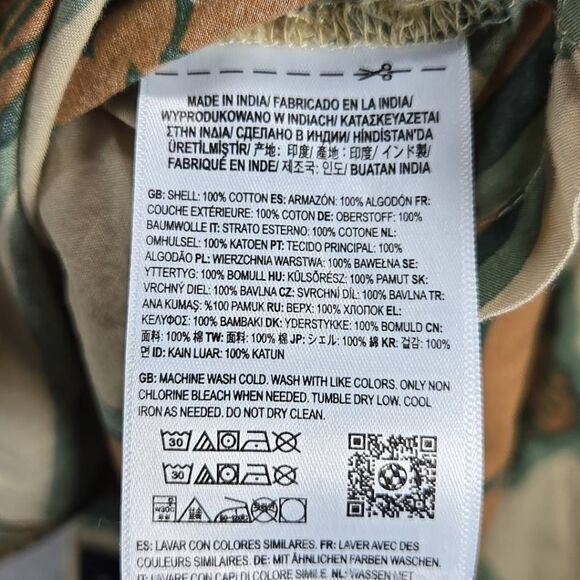 Vans X Mami Wata Shirt Men Small Beige Button Up Classic Fit African Surf - Picture 11 of 12